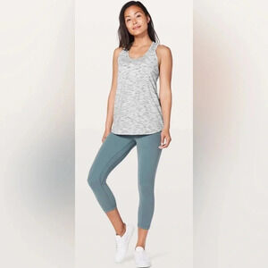 Lululemon | Tiger Space Dye | White & Black Tank Top